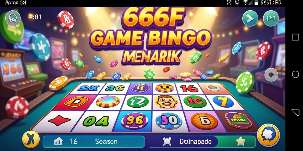 Tampilkan gameplay seru di aplikasi Bingo 666F.