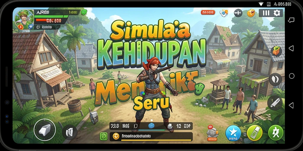 Tampilan gameplay menarik dari AJR88 yang penuh warna.