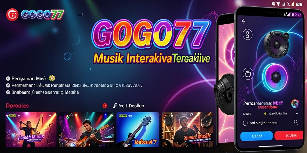 Screenshot GOGO77 menampilkan gameplay musik yang seru dan interaktif.