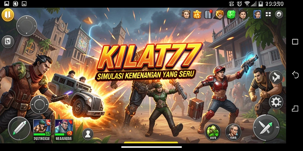 Screenshot gameplay KILAT77 yang menampilkan aksi seru dalam simulasi.