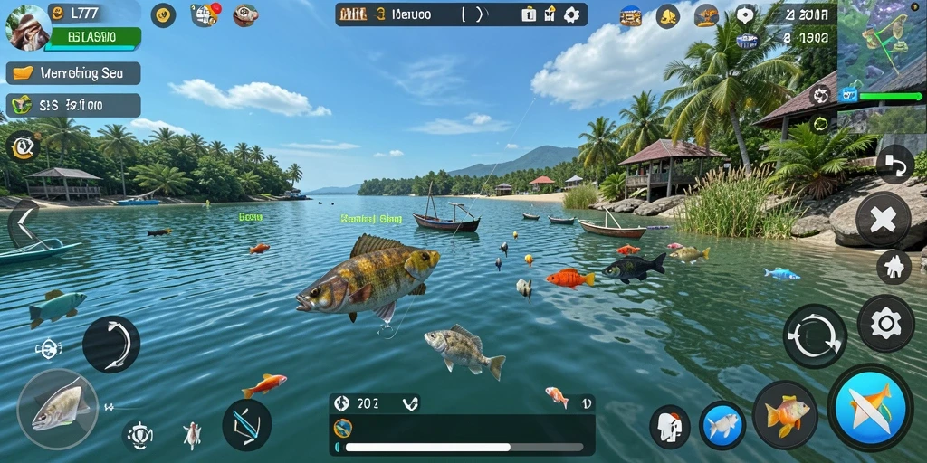 Tangkapan ikan di L777 yang penuh warna dan menarik.