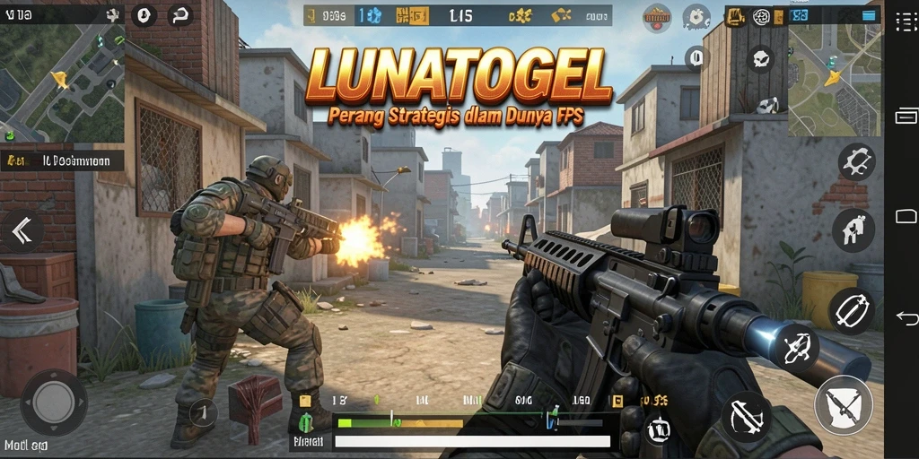 Gameplay LUNATOGEL dengan aksi tembak-menembak yang menarik.