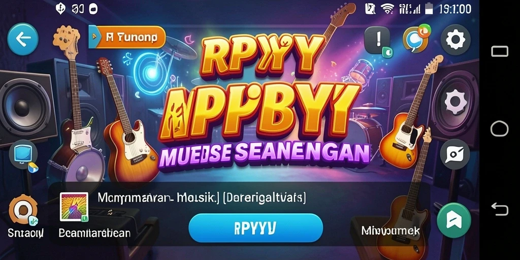 Gameplay interaktif RPYYY yang menarik dan penuh warna.
