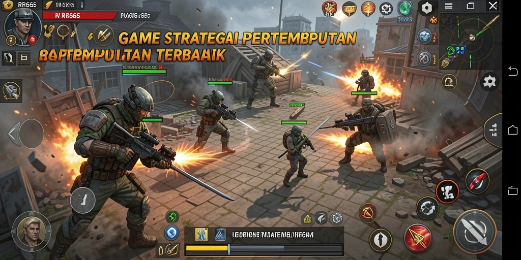 Tampilan gameplay menarik di dunia pertempuran RR666.