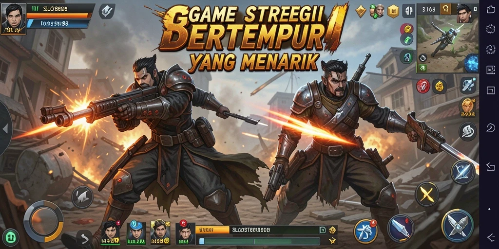 Tampilan layar permainan <strong>SLOST8808</strong> yang intens dan menegangkan dengan banyak strategi.