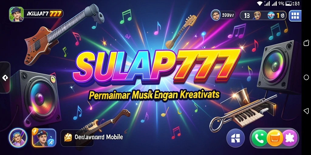 Tampilan gameplay SULAP777 yang menarik dan penuh warna.