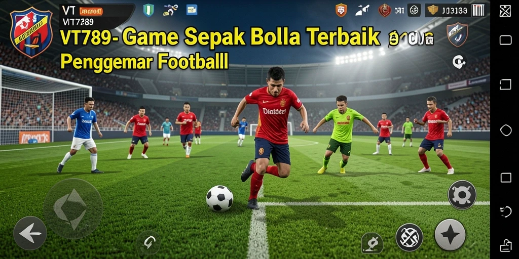 Gameplay menarik di VT789, permainan sepak bola seru.