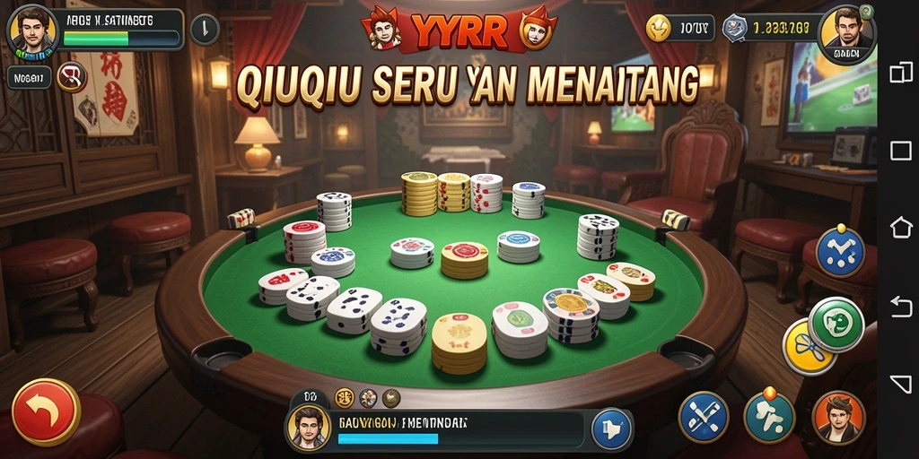 Gameplay QiuQiu yang menarik dan penuh strategi.